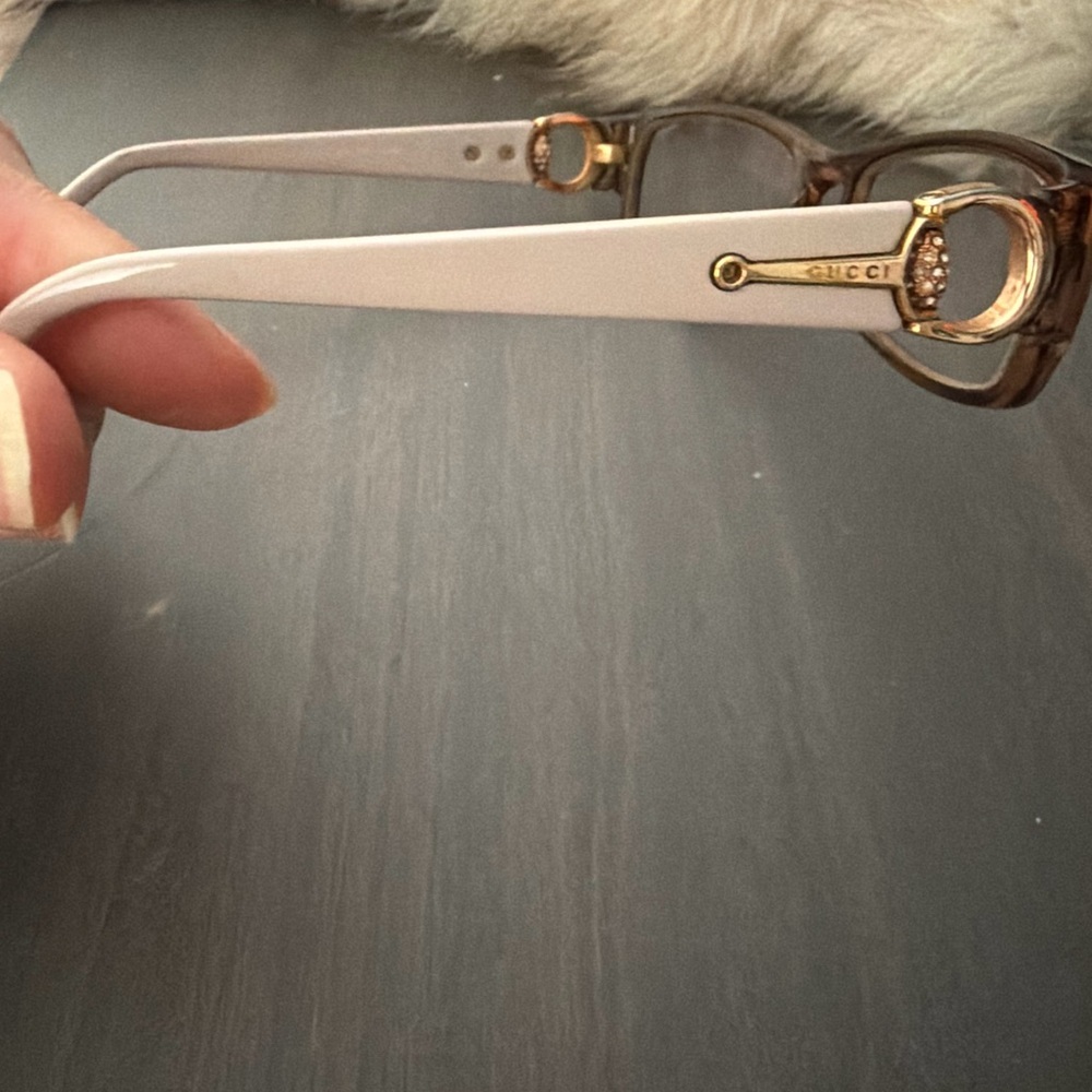Gucci 3553 rectangular Designer Eyeglasses - Picture 7 of 10